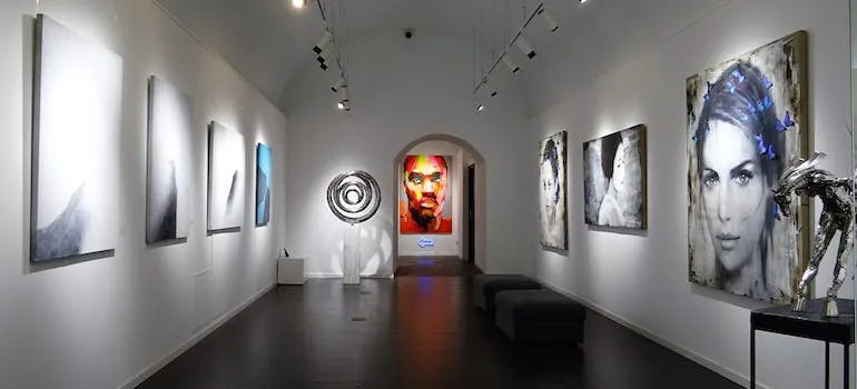 move artwork without damage that is hanging on the wall
