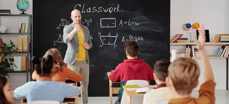 a man teaching
