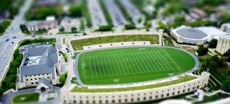 aerial view of Stadium