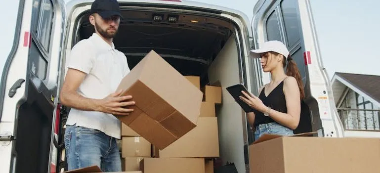 Man and Woman Working Together