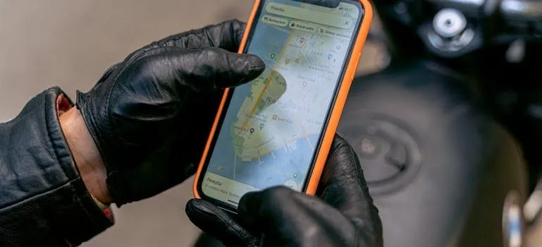 a man looking at The best apps and tools when moving