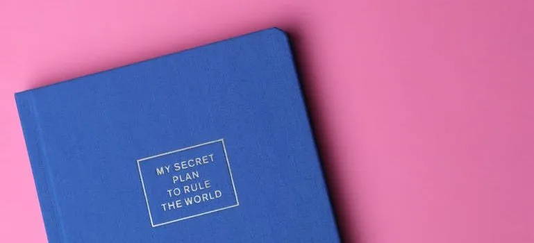 blue notebook
