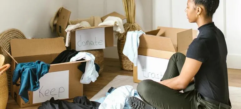 a woman thinking about Creating a moving timeline from start to finish