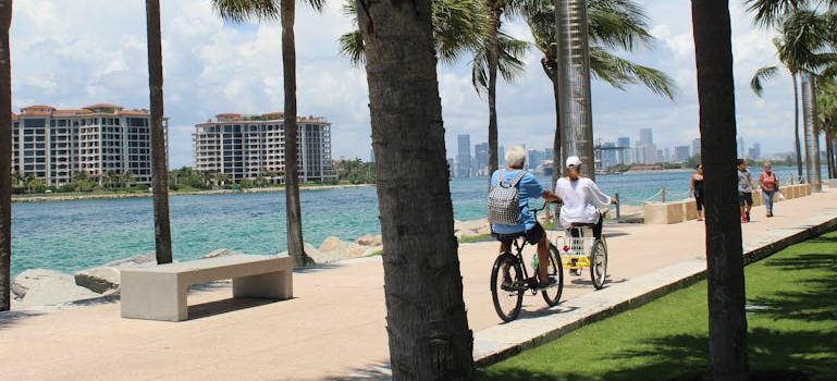 settling into Safety Harbor by riding a bike