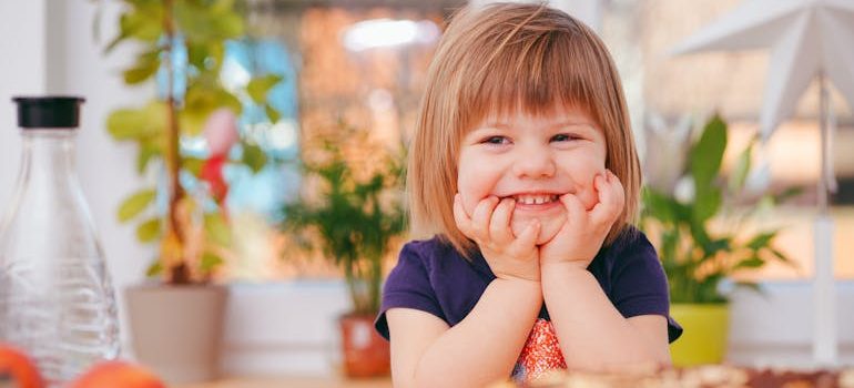 Toddler Smiling