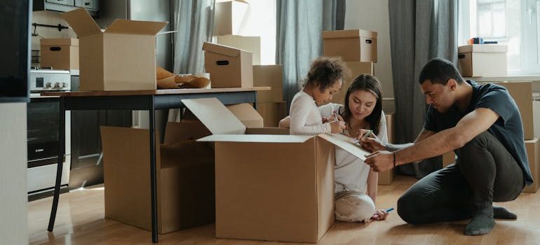 a family reading about The do’s and don’ts of moving to a new home
