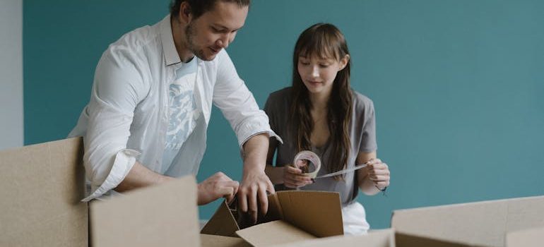 A Couple Moving in their New House