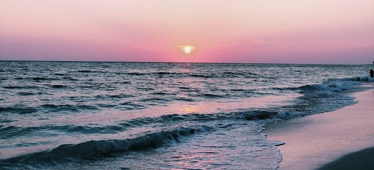 Photo of Seashore During Golden Hour