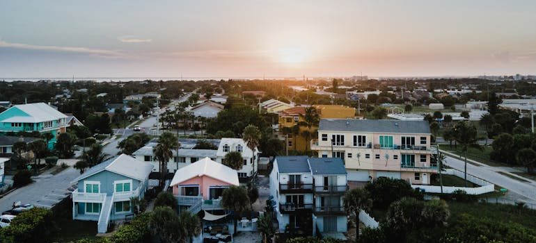 Aerial View of Houses